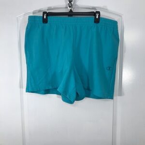Champion Women's Teal Athletic Shorts Size XL CB-04